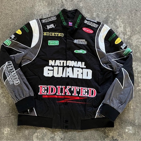 Edikted Jackets & Blazers - Edikted Oversized Racing Jacket Women’s XS